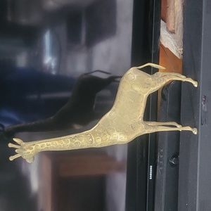 Brass giraffe hand crafted